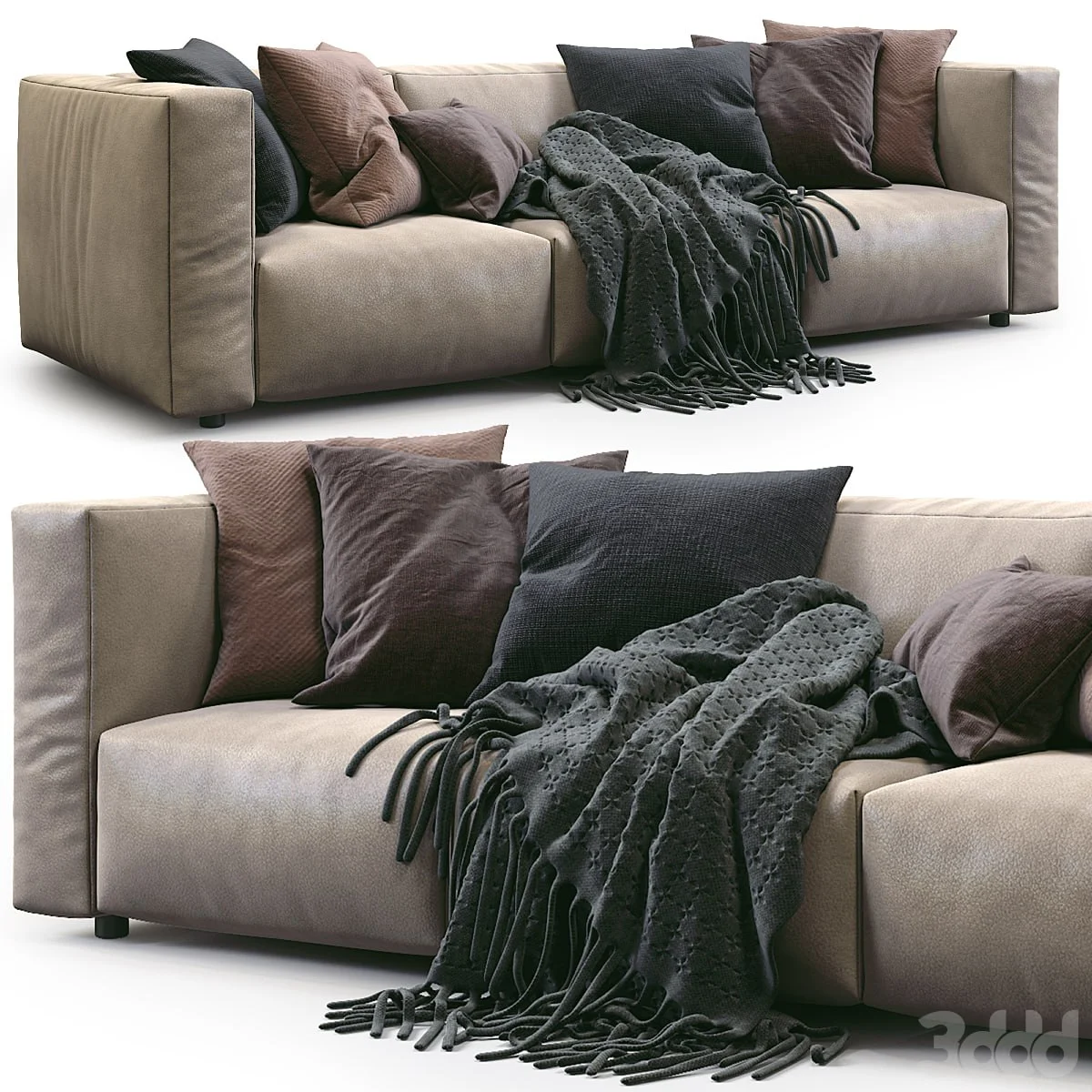 Prostoria Leather Sofa Match